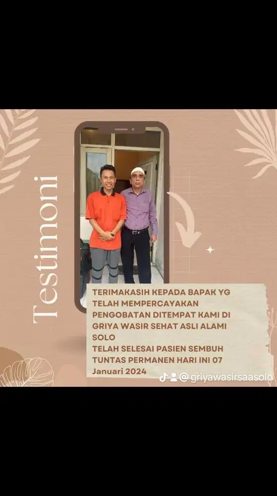 Pengobatan herbal wasir/ambeien tanpa operasi