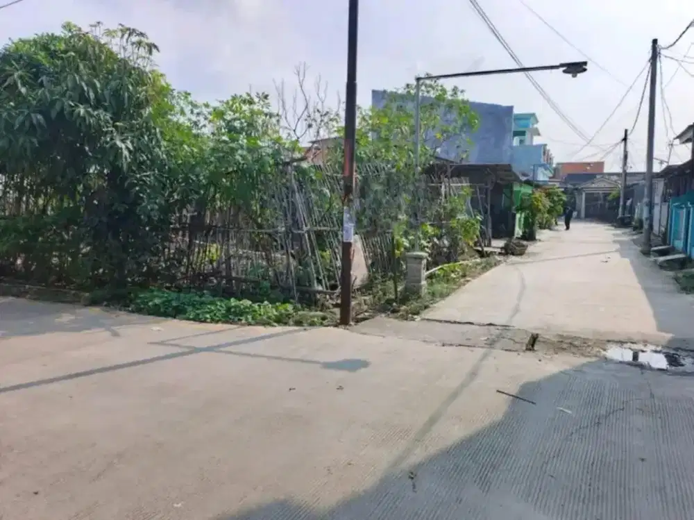 Dijual tanah strategis Hook lokasi kavling Bulak Perwira Bekasi Utara