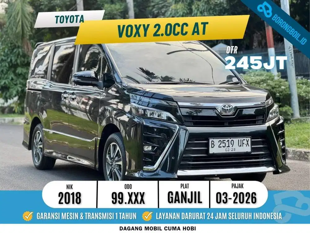 TERMURAH!!VOXY 2.0 AT 2018 SIAP PAKAI