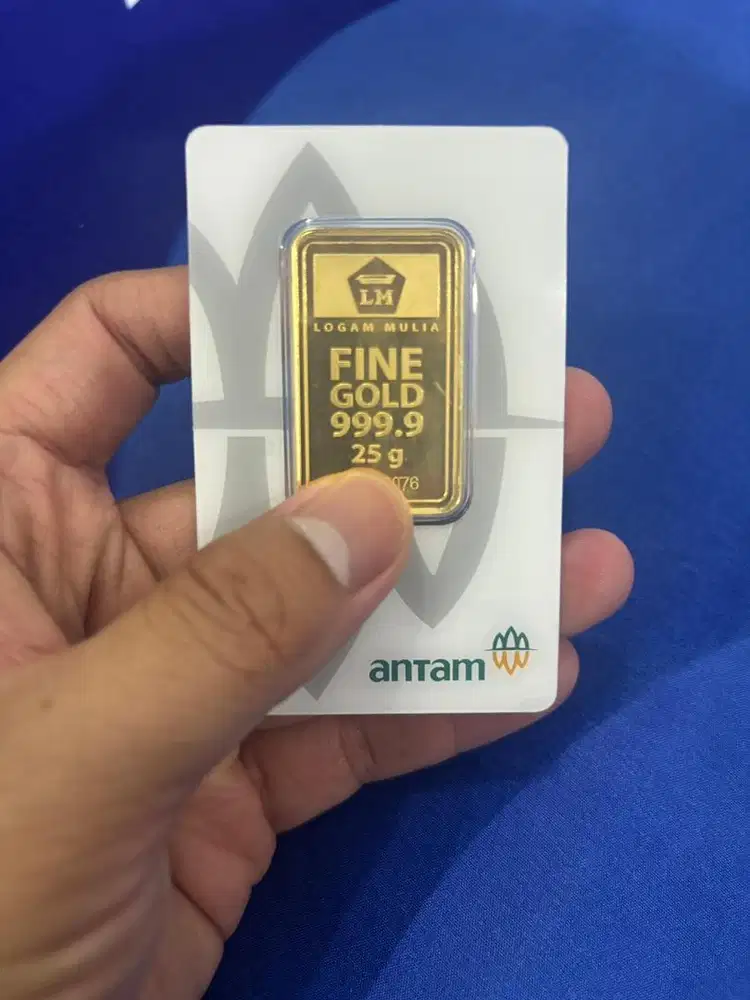 Logam Mulia Emas Antam 25 gr