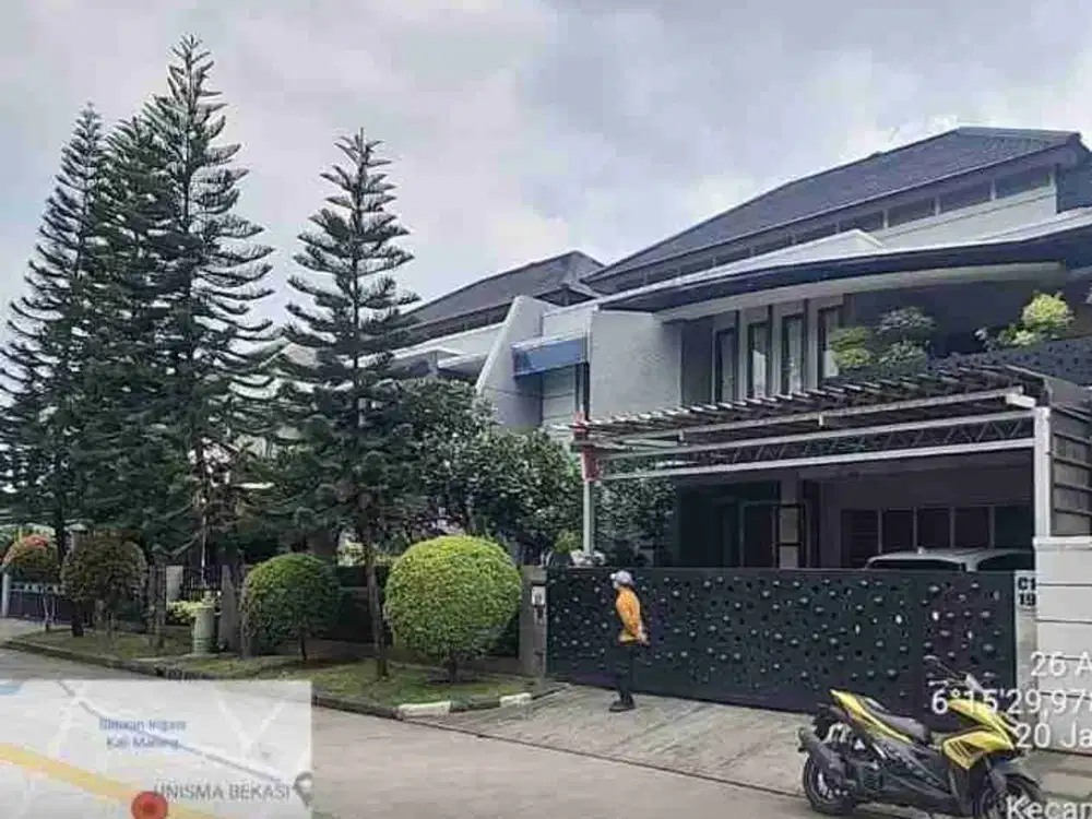 RUMAH MEWAH DI PERUMAHAN VILLA MEUTIA KIRANA SEPANJANG JAYA BEKASI
