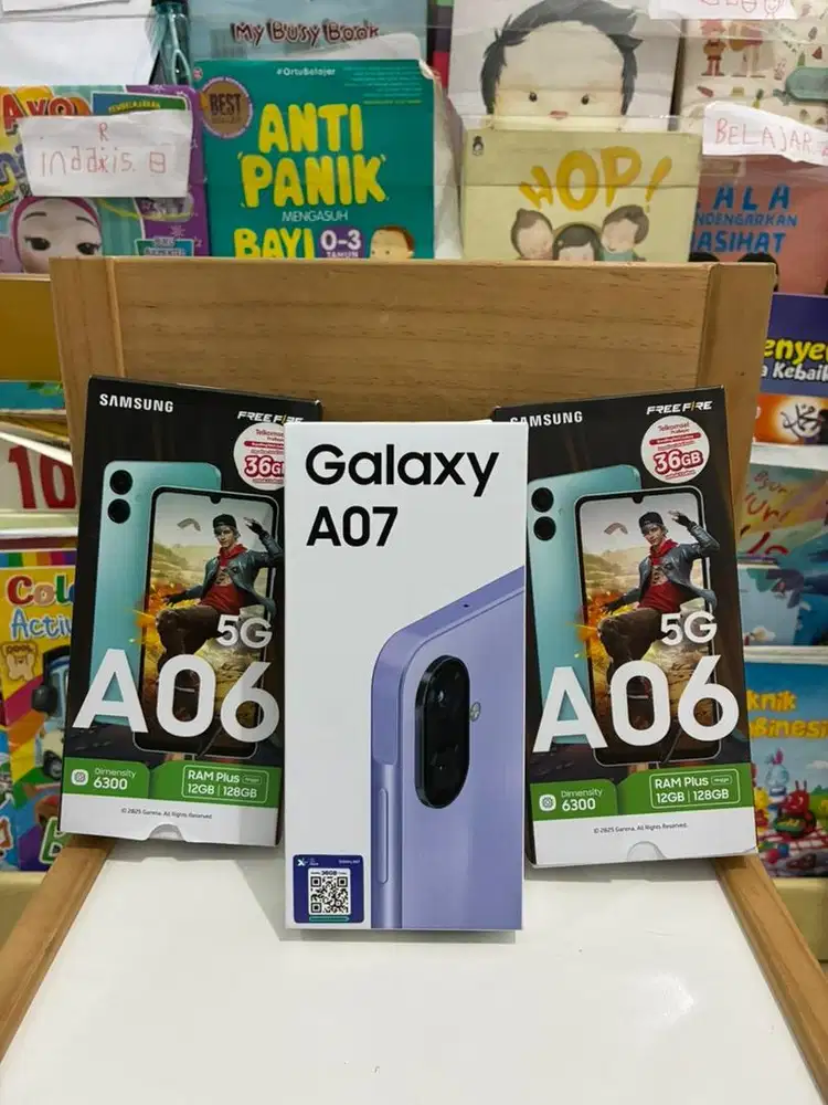 Samsung Galaxy A07 Ungu 128Gb Garansi Resmi SEIN Box Mulus Sempurna