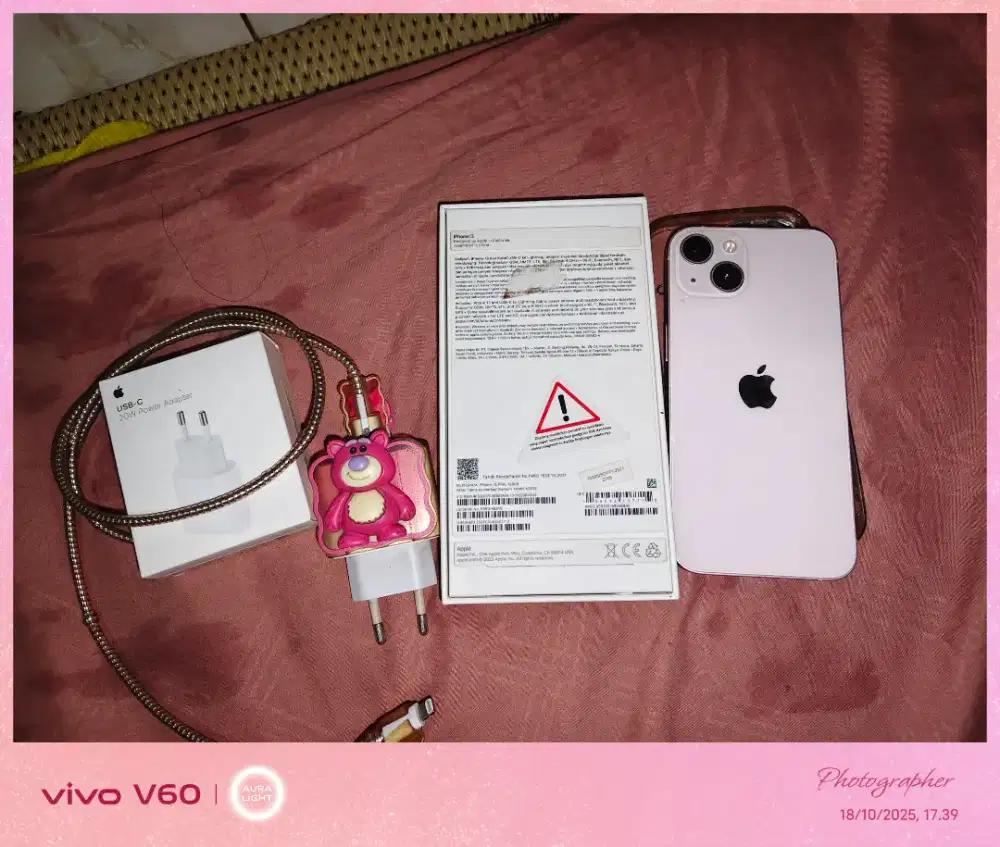 Iphone 13 Pink Ori Ibox 128GB
