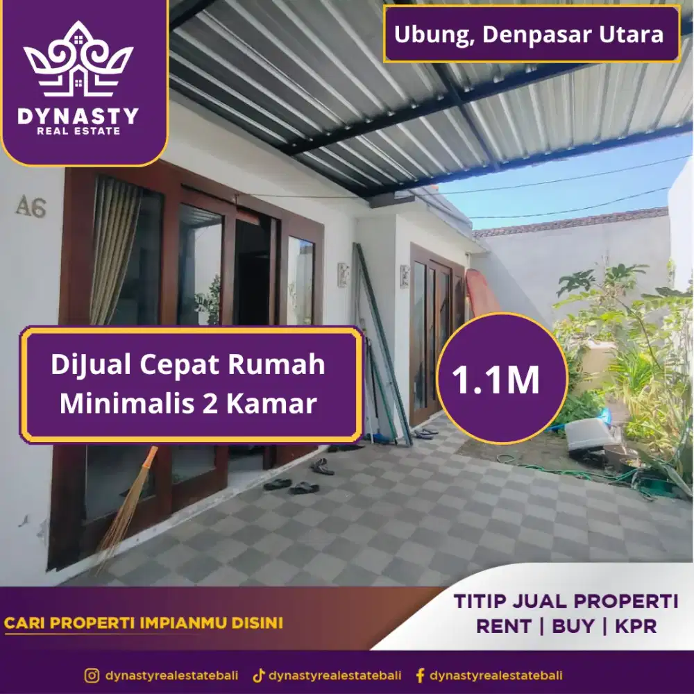 Dijual cepat BUC rumah murah di Denpasar bali