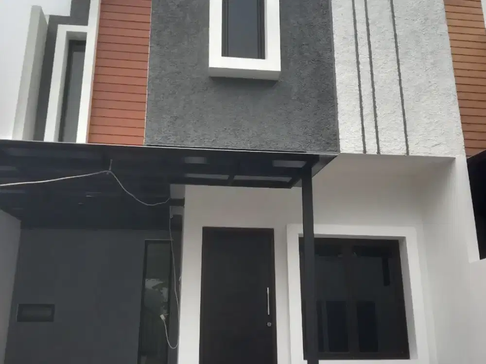 Rumah Dekat Tol Jatiasih Bekasi Townhouse Cluster Modern Dijual Murah  2 Lantai