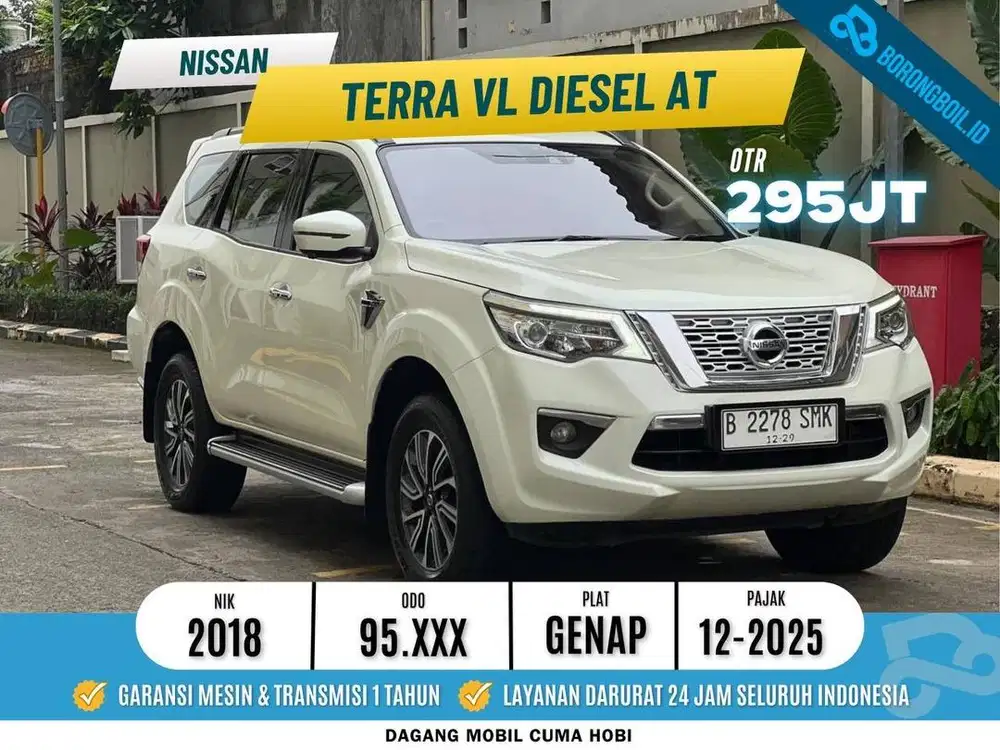 NISSAN TERRA VL DIESEL AT 2018 SIAP PAKAI