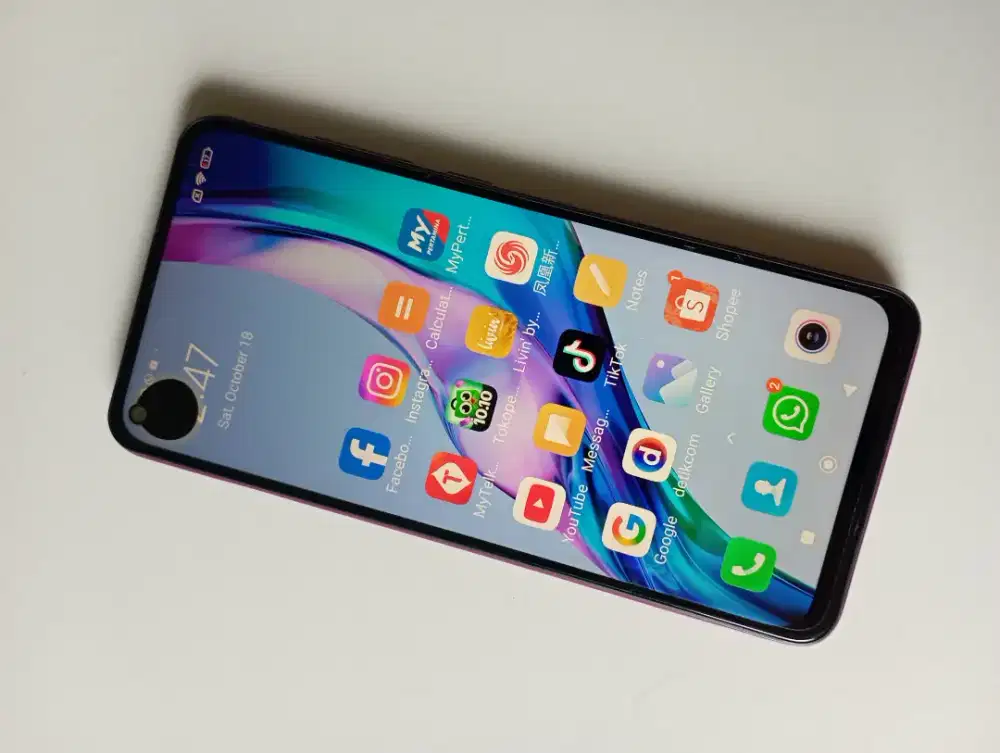 Redmi Note 9 6/128 Layar Tompel