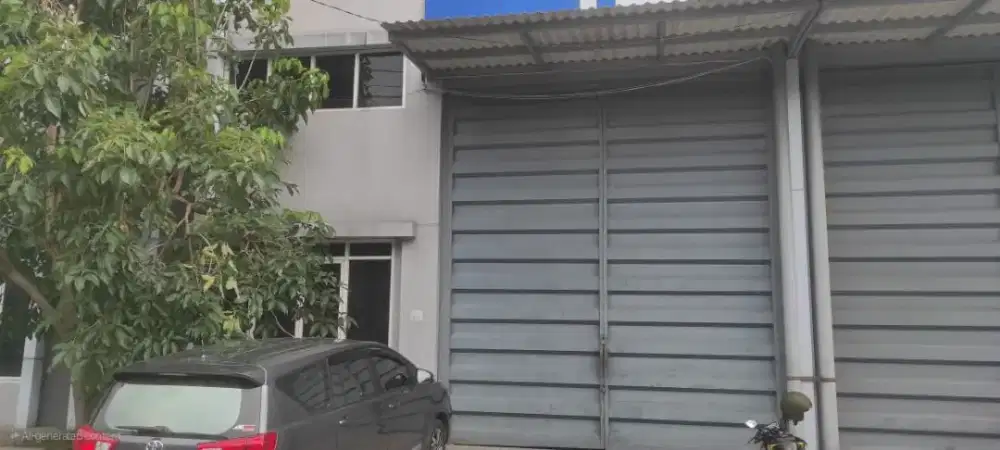 Disewakan Gudang CIP Central Sidoarjo — Row 28m & Free Parkir 4 Mobil