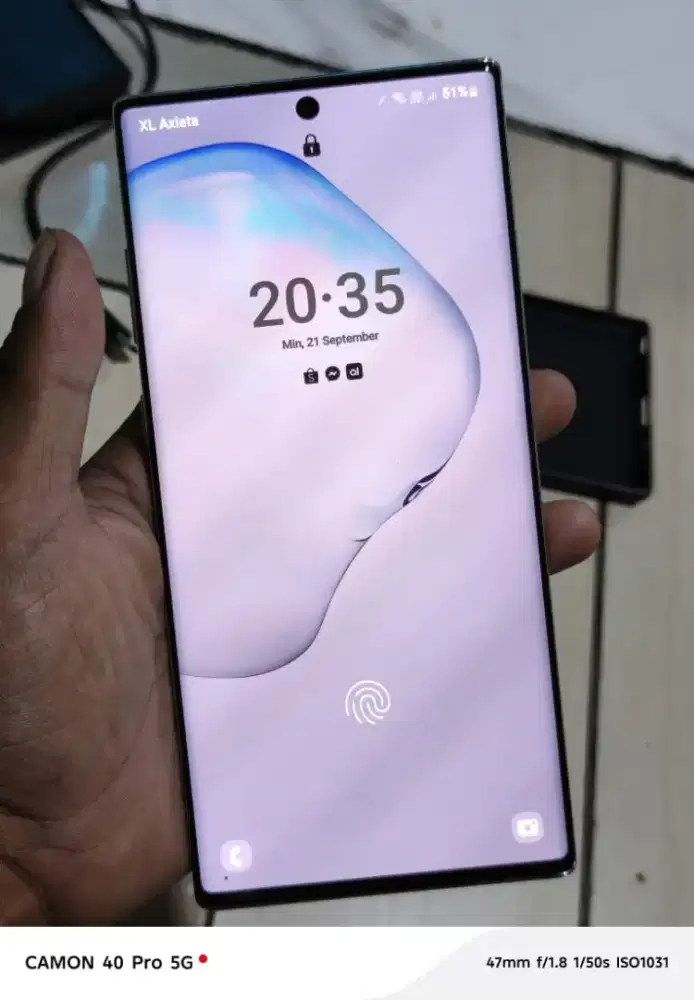 Samsung note 10 plus white 12/512 ex sein