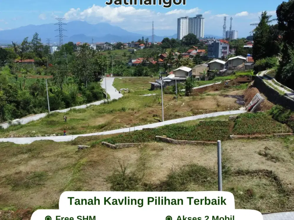 8 Menit Tol Cileunyi! Tanah Kavling Premium Akses 2 Mobil Jatinangor.