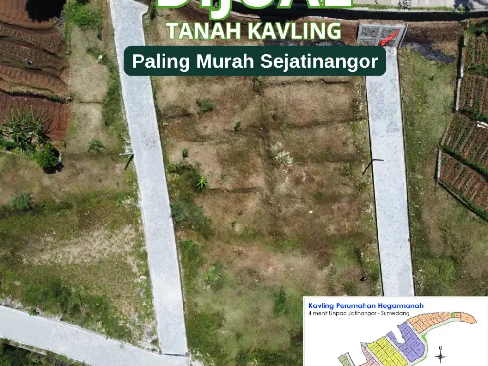Jual Cepat Kavling Hegarmanah Jatinangor, Lokasi Super Strategis!