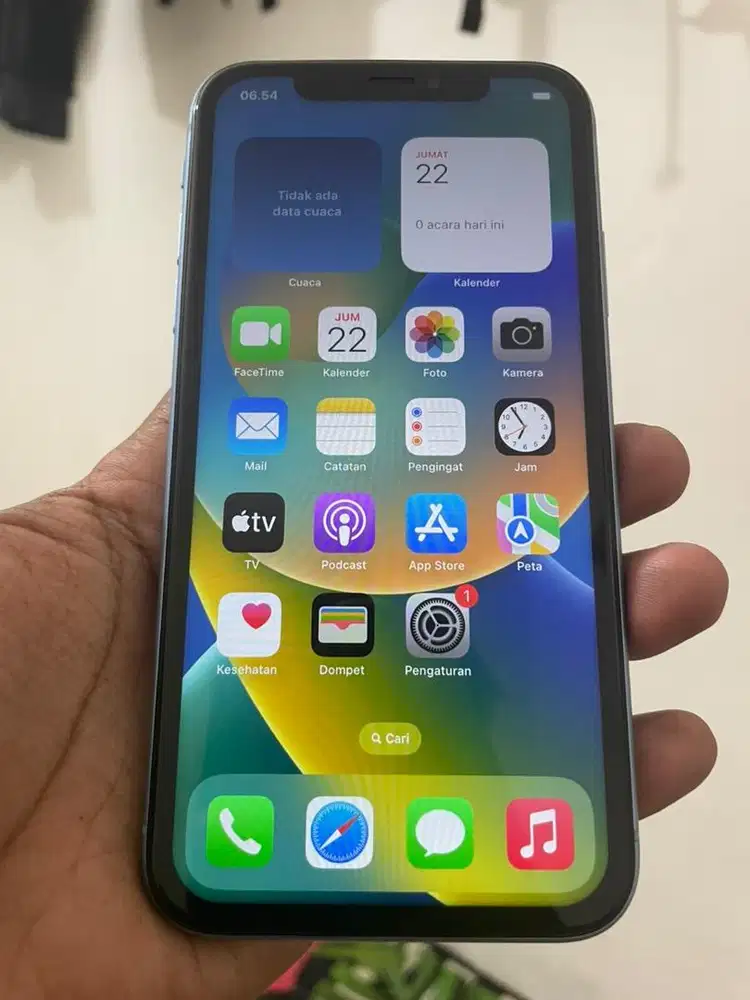 iPhone Xr 64GB Blue Ex inter LL/A Fullset Cod BJB