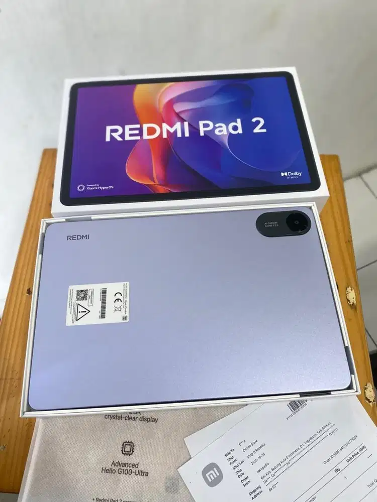 Redmi Pad 2 4/128 Like new garansi panjang