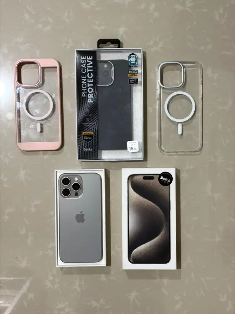 iPhone 15 Promax 256gb Pro Max ex Resmi iBox