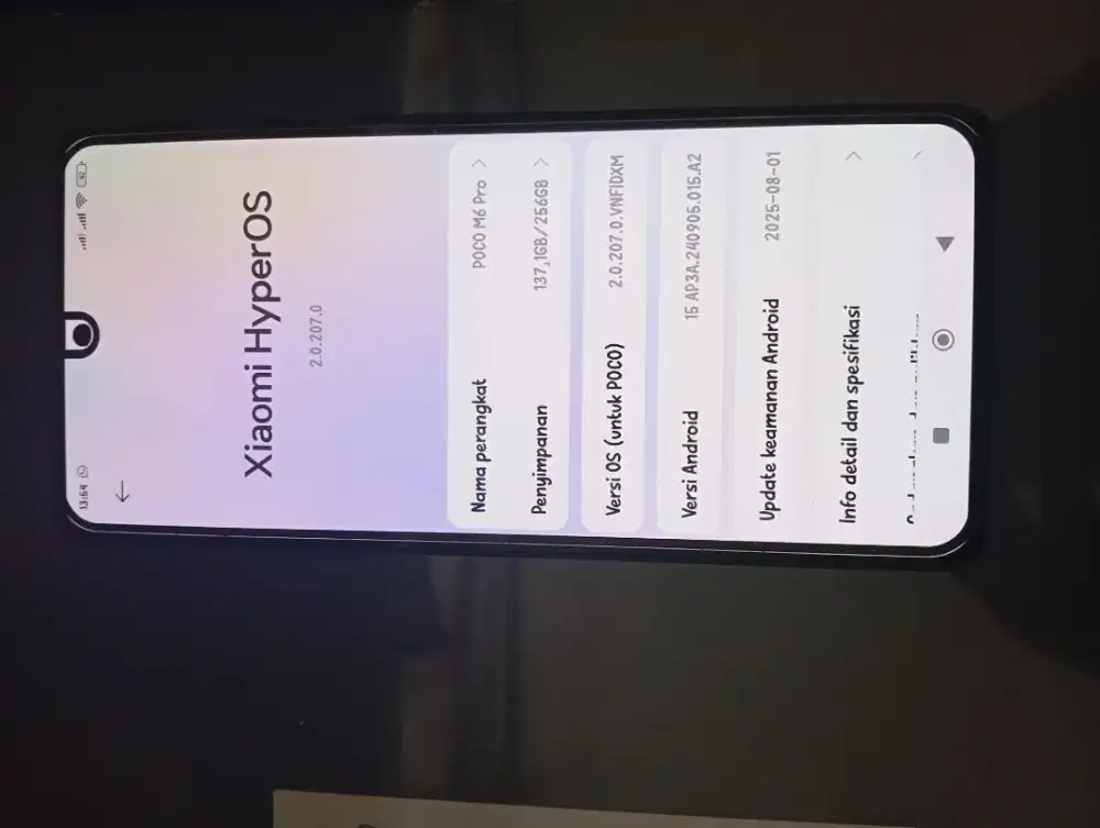 Hp Poco m6 pro ram 8/256 GB