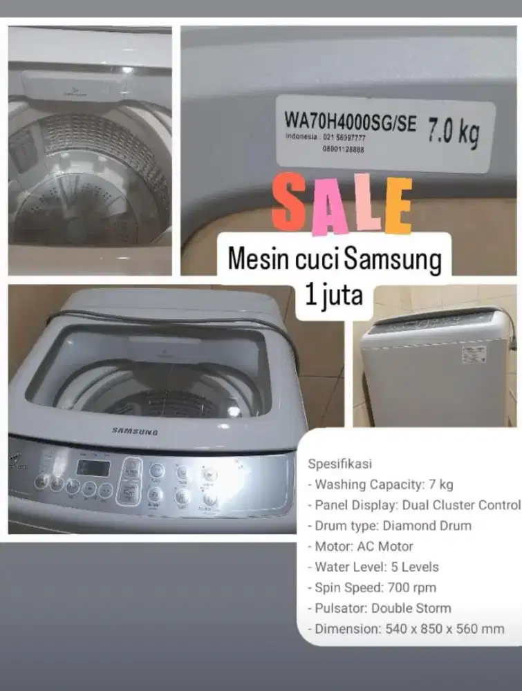 Dijual mesin cuci Murah