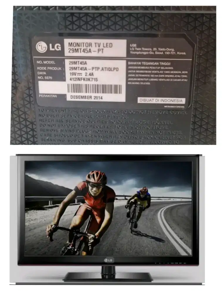 LED digital LG 32 inch,normal,belum pernah servis,mulus