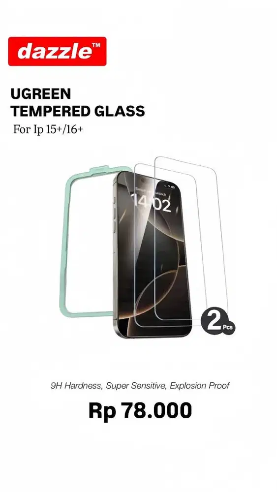 Tg ugreen clear ip 15+/16+
