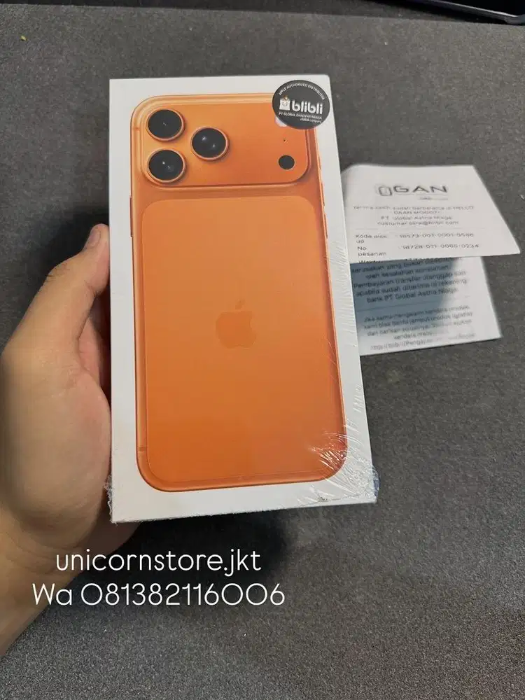 IPHONE 17 PROMAX 256 gb osmic orange gdn/ibox