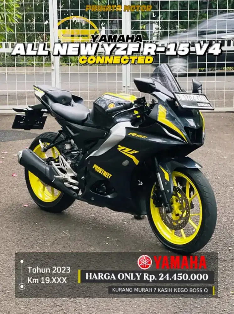 DP 0 Rupiah Yamaha R15 V4 Connected 2023