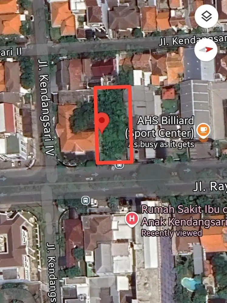 DIJUAL TANAH KOMERSIAL RAYA KENDANGSARI 0 JALAN RAYA LOKASI STRATEGIS