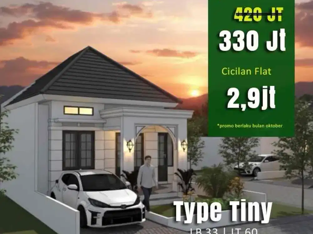 Rumah Baru Siap anda milik, Harga Ekonomis lokasi strategis