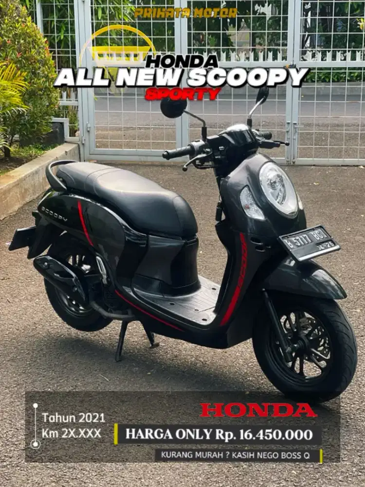 DP 1,1 Jutaan Honda All New Scoopy Sporty CBS ISS ESP 2021