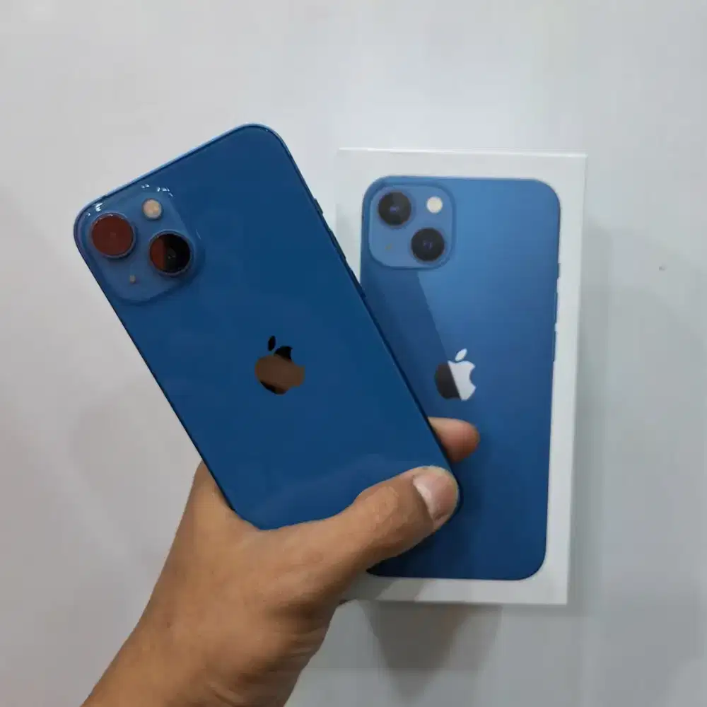 iPhone 13 128gb iBox blue full ori free Adapter