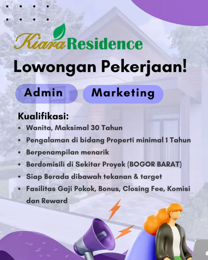 Lowongan kerja Bogor Barat