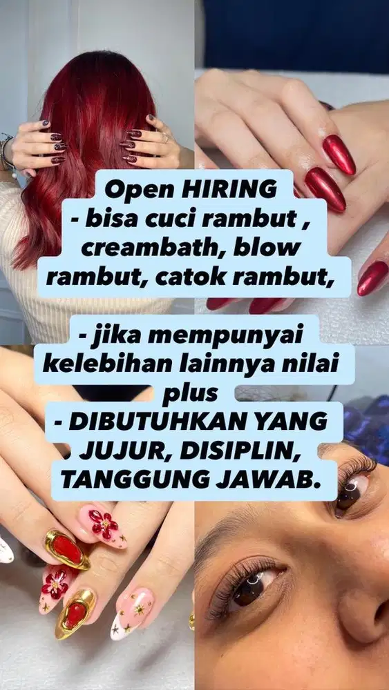 LOWONGAN SALON, atau Nailist