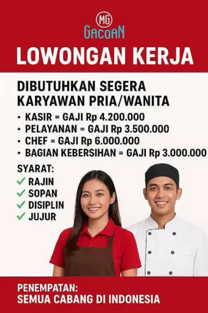 Lowongan kerja se Indonesia