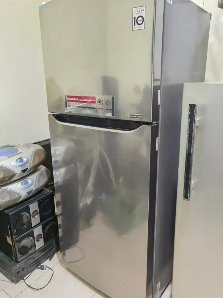 Kulkas jumbo LG INVERTER 416 Liter / kulkas 2 pintu JUMBO / Kulkas LG