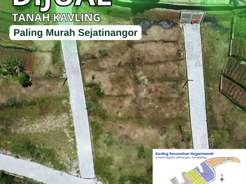 Kavling Samping Jalan Aspal Jatinangor, Selangkah ke JATOS.