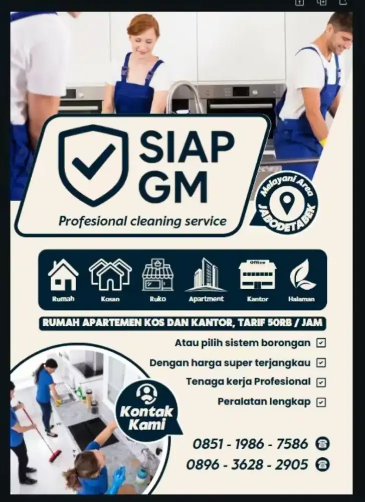 Home cleaning siap GM