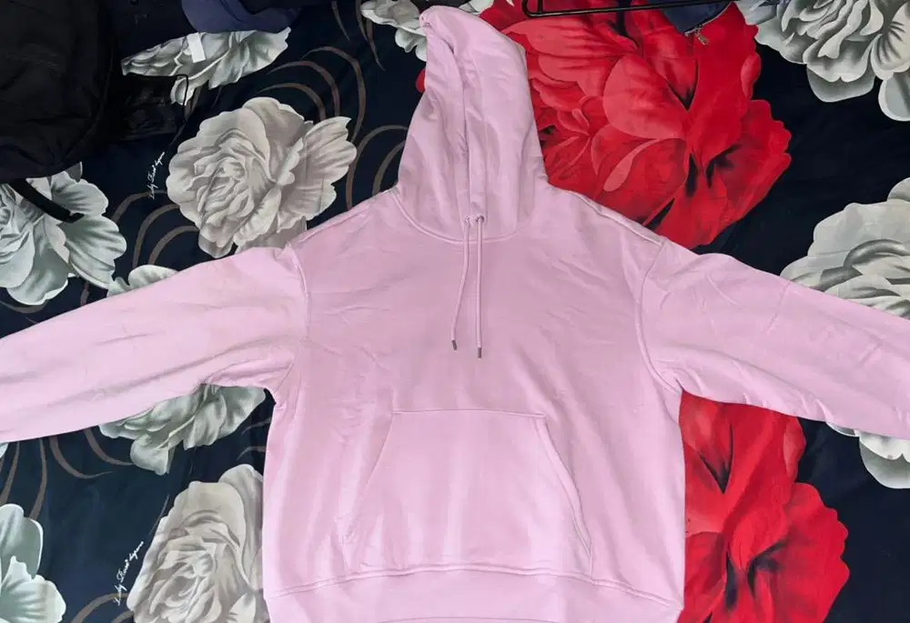 Jaket Hoodie H&M Pink (Ori)