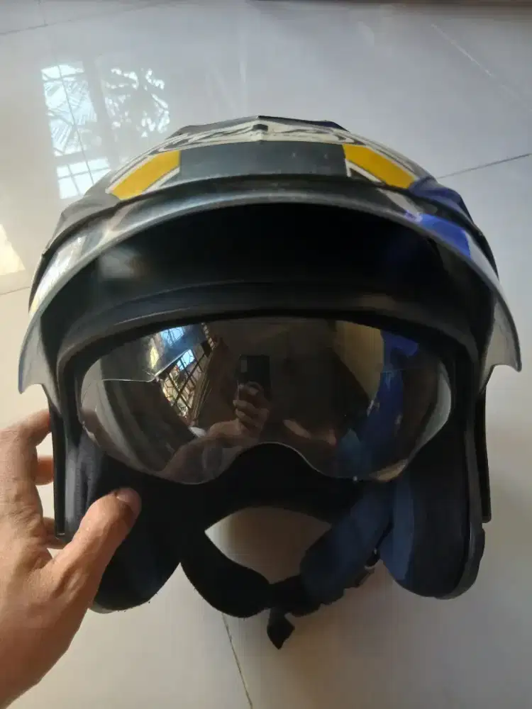 Dijual Helm BXP Double Visor Ukuran L