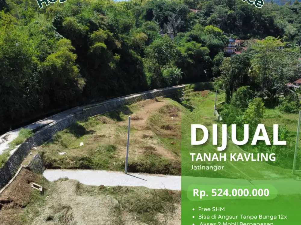 Lokasi Emas! Kavling Dekat RS AMC (7 Menit) dan Kampus IKOPIN.