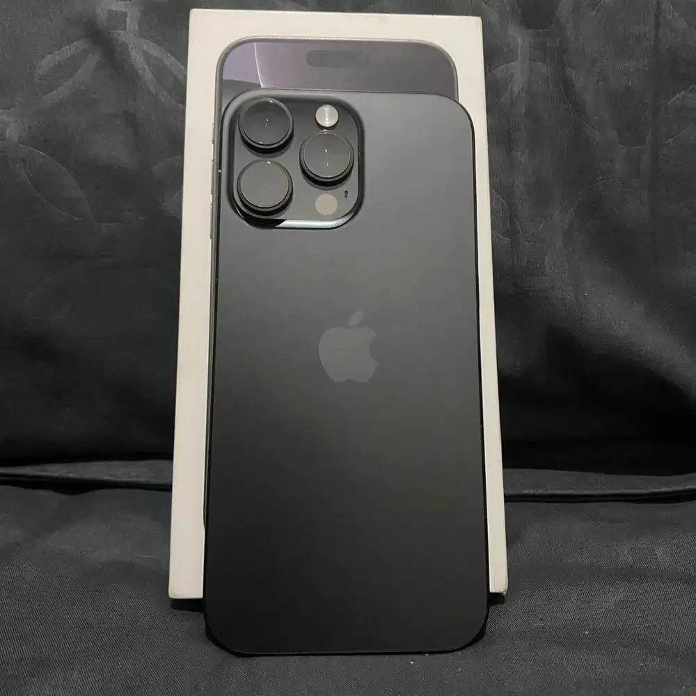 iPhone 16 Pro Max 256GB Black Titanium Dual Nano Sim Resmi BeaCukai