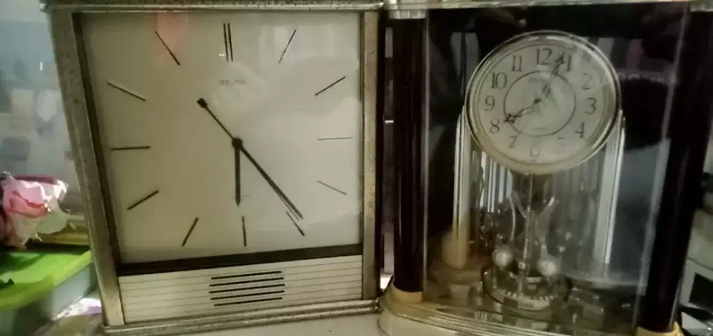 JAM DINDING & JAM MEJA SEIKO KONDISI MATI