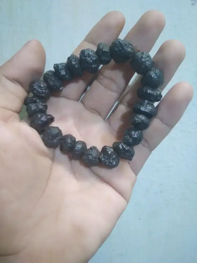 Gelang meteorit natural asli lawas