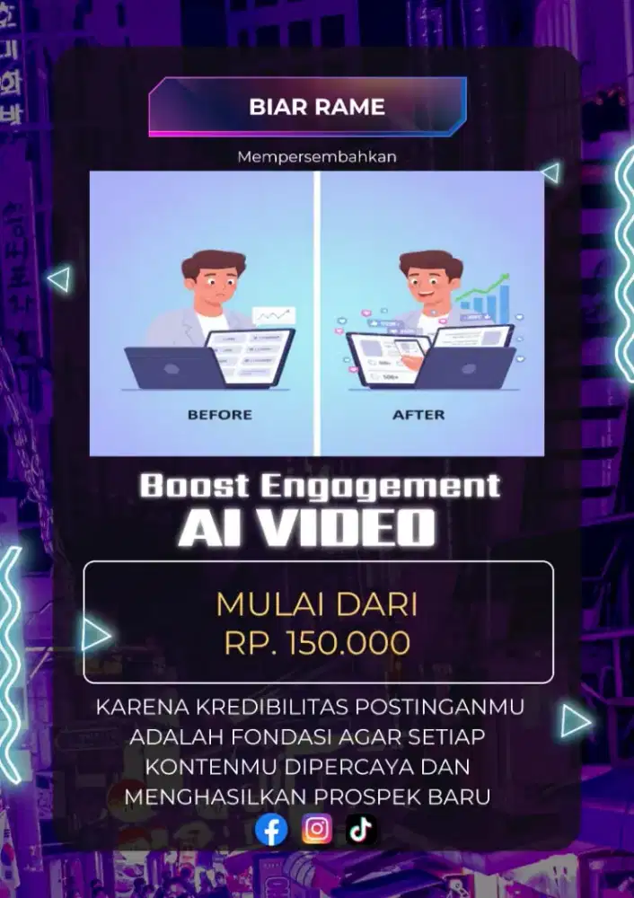 Jasa Konten & Engagement AI