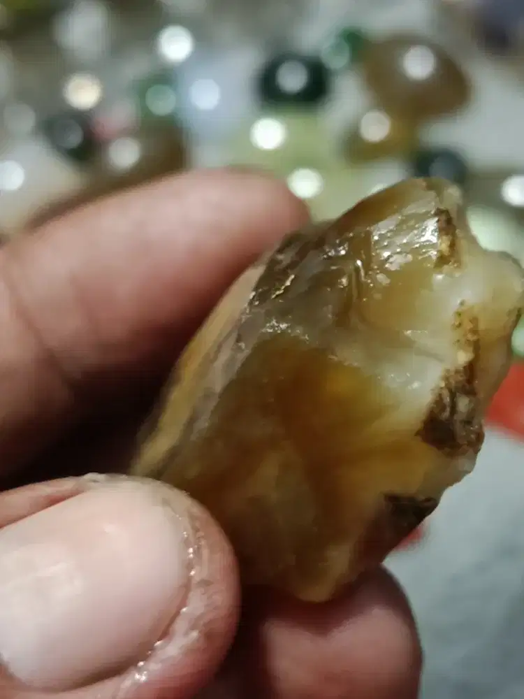 Bahan batu GARUT KONENG MADU CIKOLAK kristal