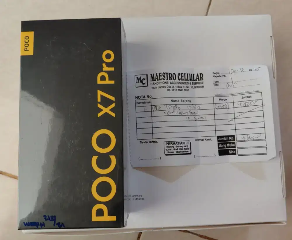 Poco X7 Pro (Segel/Baru)