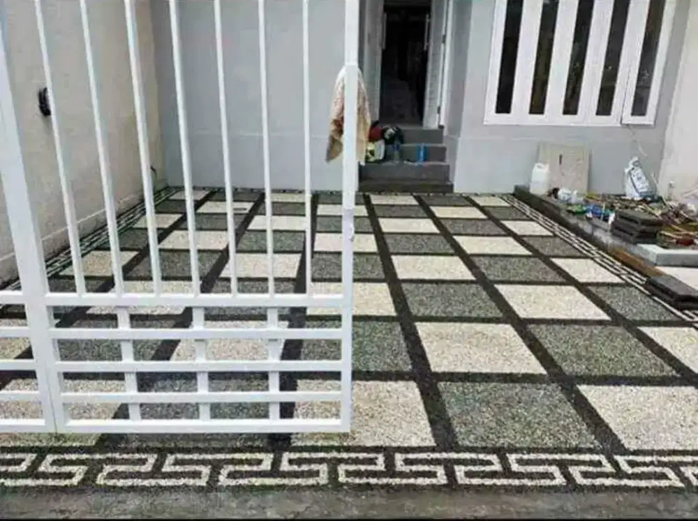 batu sikat lantai estetik