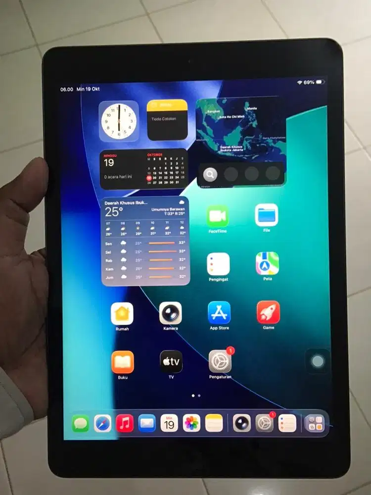 iPad Generasi 8 2020 iOs 26 Wifi Only 32GB Space Gray