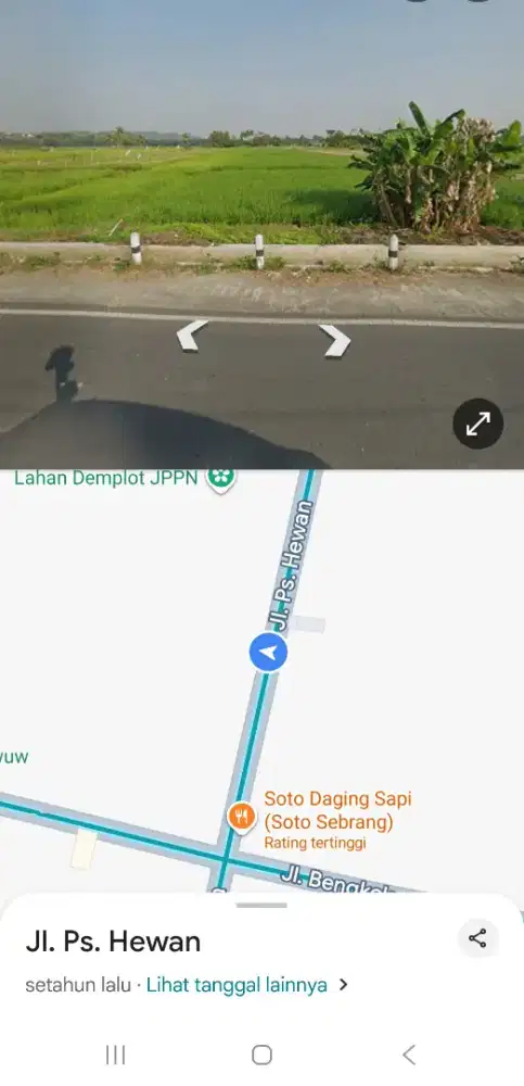 BU BANGET - TANAH SAWAH – AMBARKERTAWANG, DEKAT PASAR HEWAN
