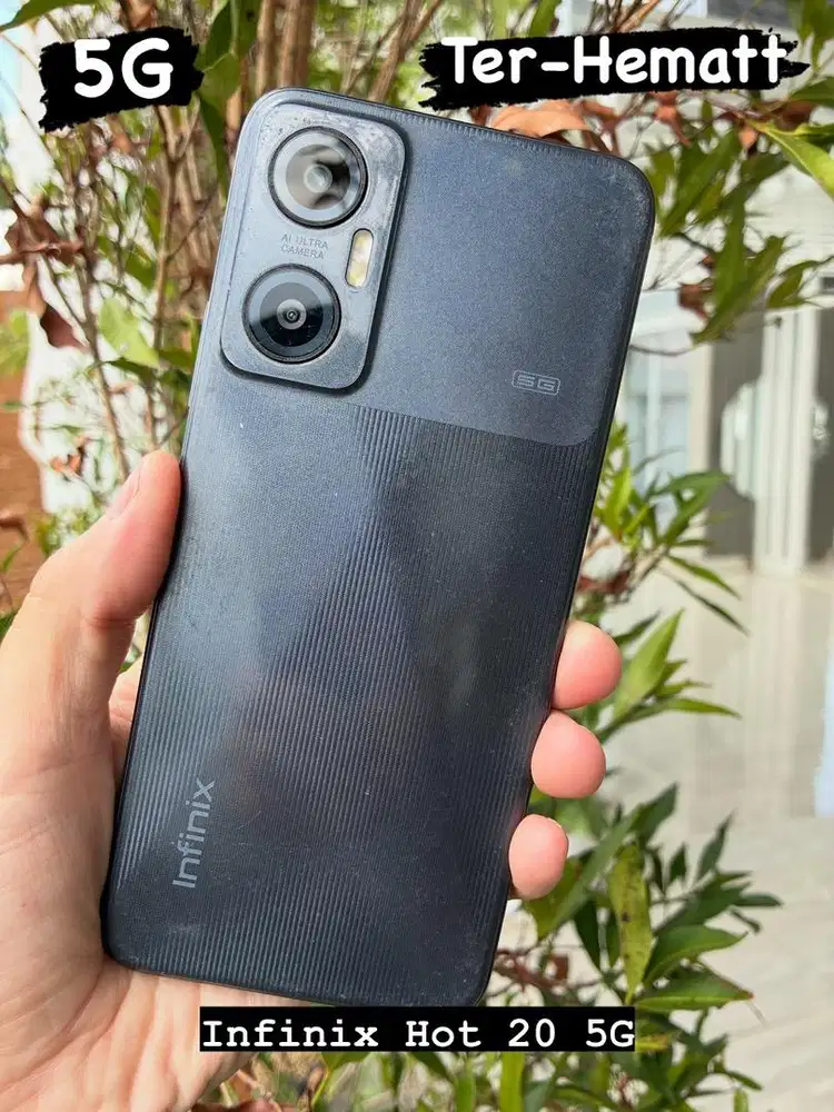 Infinix Hot 20 5G 128Gb Hitam Siap Gaming 120 Hz SOC Kenceng Ngebut