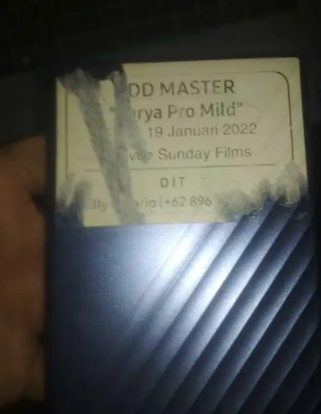 HarddisExternal WD my passport ultra 2 TB garansi off 26-12-2024