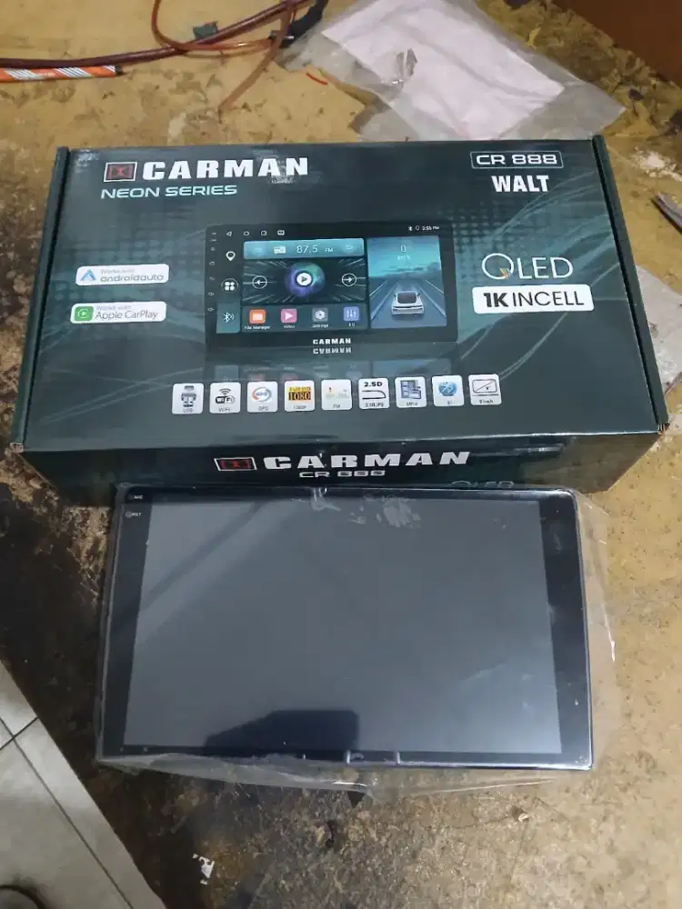 Tv android 9 inci merek carman layar incell,harga unit saja