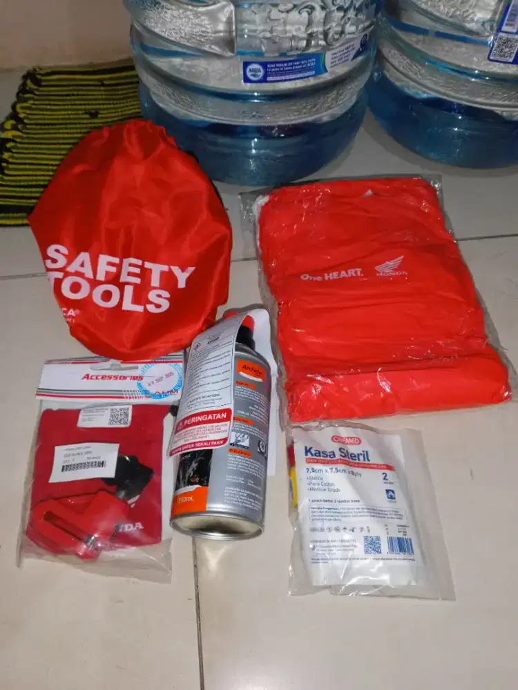 Dijual : safety tools + kunci/gembok cakram ori honda